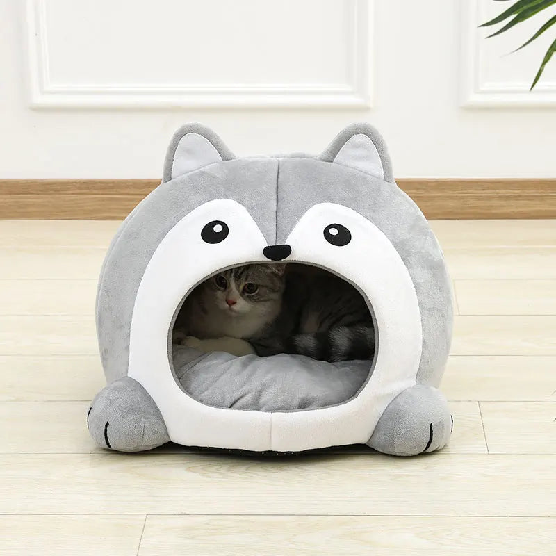 Cozy Cat House with cute design, perfect for your feline friend to relax and play comfortably.