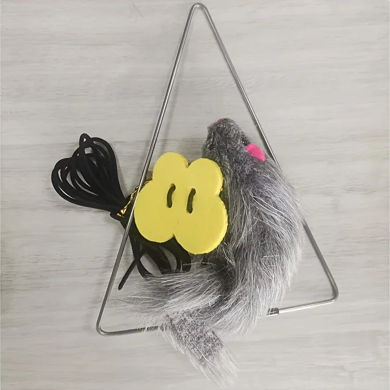 Adjustable Teaser Hanging Cat Plush Toy