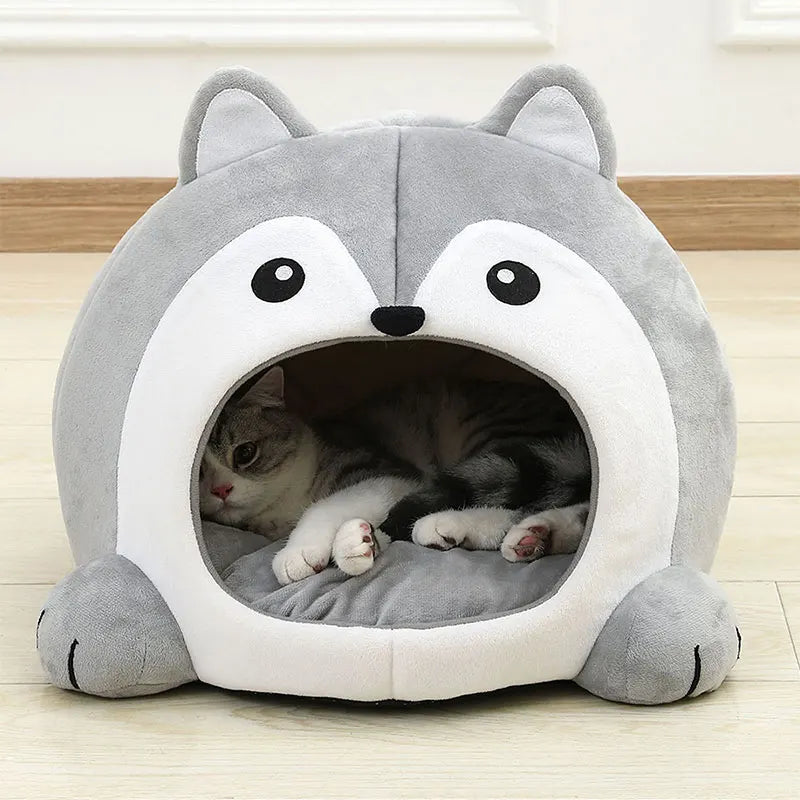 Cozy Cat House designed for comfort, featuring a playful design perfect for your feline friend.