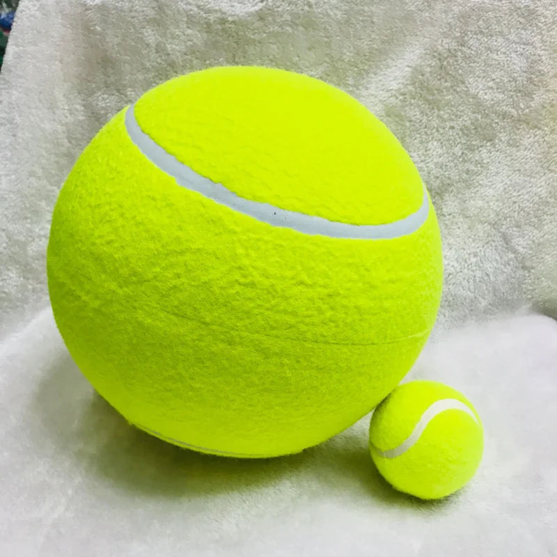 9.5 tennis ball compared to a regular tennis ball