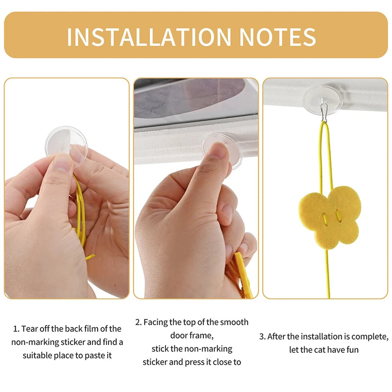 Installation guide for a product with step-by-step instructions on how to use it.