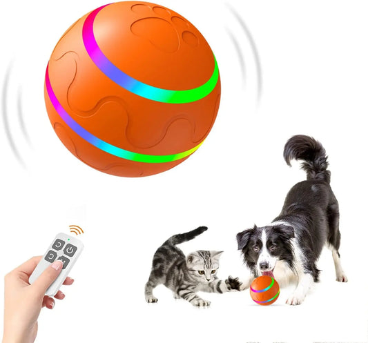 Interactive Dog Toy Ball with or without Remote Control for Small Medium Large Dogs or Cats, perfect for playtime fun!